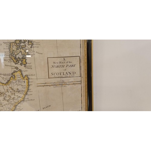 36 - Pair of vintage maps North part & south part of Scotland