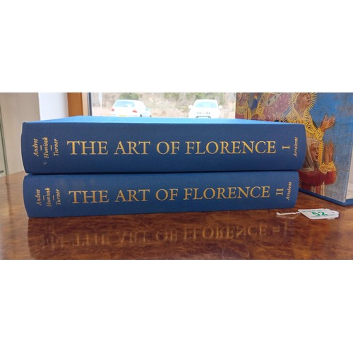 52 - The Art of Florence 2 volumes by Andres Hunisak Turner in original slip case