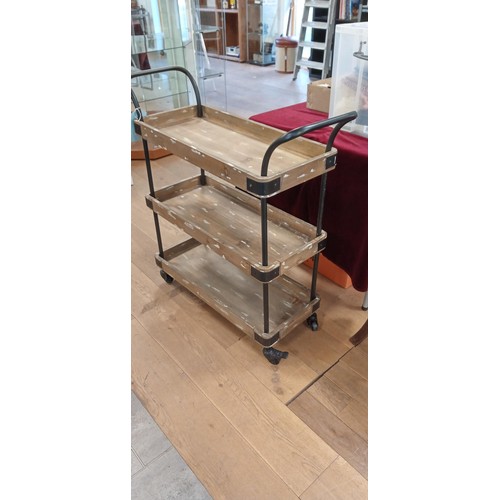 164 - 3 tier modern trolley