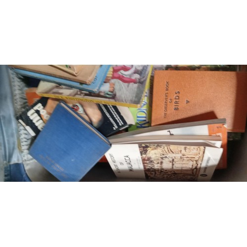 206 - Suitcase of vintage books