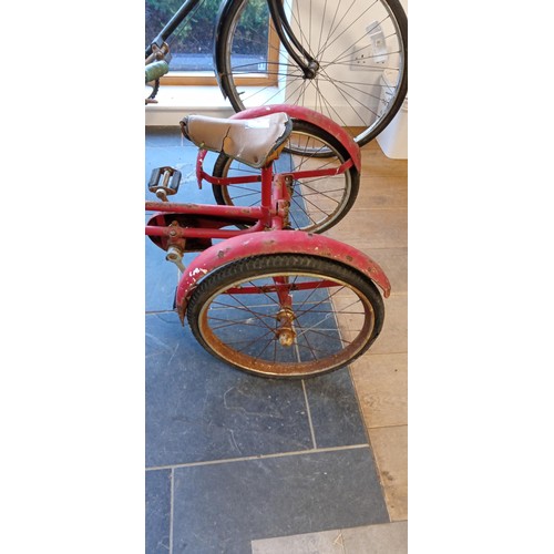 3 - Vintage child's tricycle by Worman England