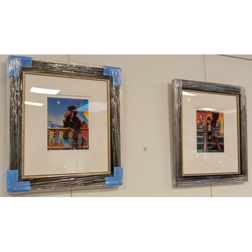 8 - 2 Jack Vettriano limited edition set both numbered 19/125 with COA and signed. Framed 'Birdy' & 'Que... 