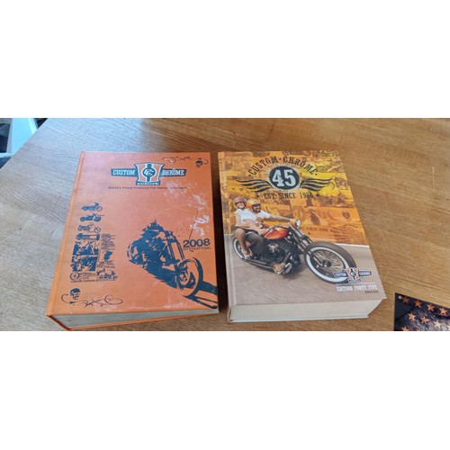 16 - Custom Chrome Harley Davidson spares catalogues hardback