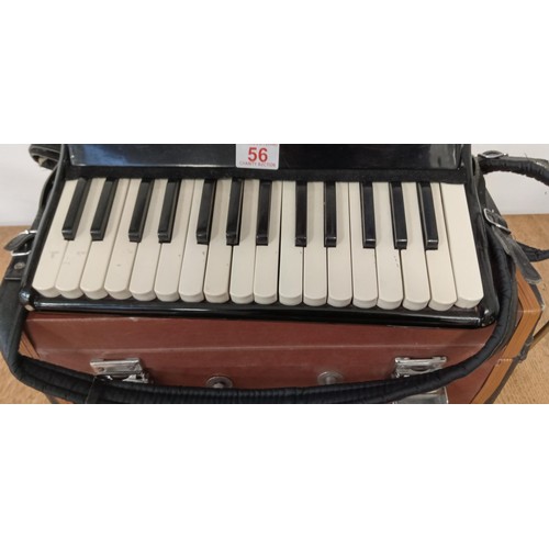 56 - Stella accordion with case