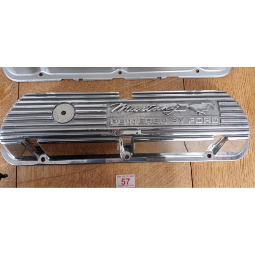 57 - 3 Ford rocker covers: Racing, Mustang and Cobra