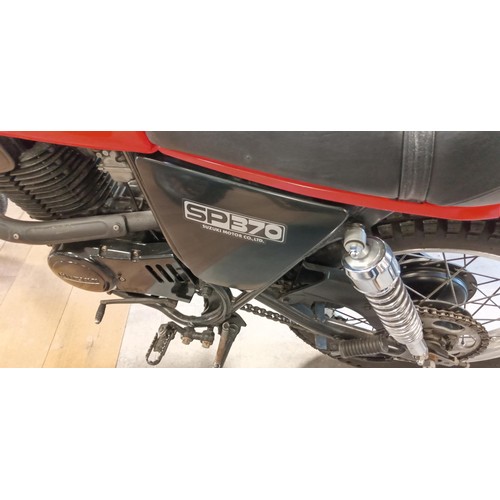 93 - 1979 Suzuki SP370 motorcycle. Restored in 2011 been in a private collection ever since. This motorbi... 