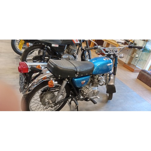 94 - 1972 Honda CL 175 motorcycle imported from USA in 2002, low mileage 5780. This motorbike has had a l... 