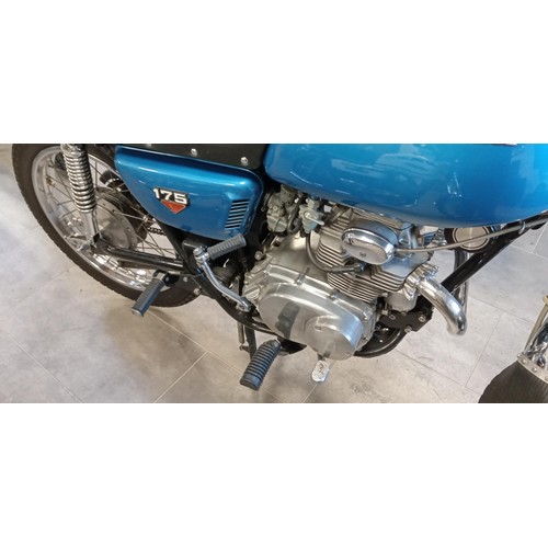 94 - 1972 Honda CL 175 motorcycle imported from USA in 2002, low mileage 5780. This motorbike has had a l... 