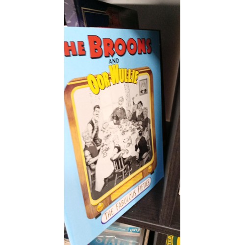 115 - Large selection of The Broons hard back books