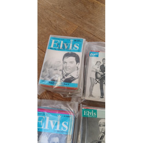 117 - Vintage Elvis magazines, Elvis monthly and more starting at number 1