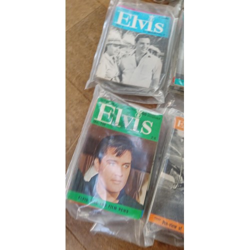 117 - Vintage Elvis magazines, Elvis monthly and more starting at number 1