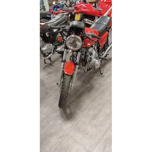 144 - Benelli 654 sport motorbike, 1982.  572km from new.  In original condition, this motorcycle has had ... 