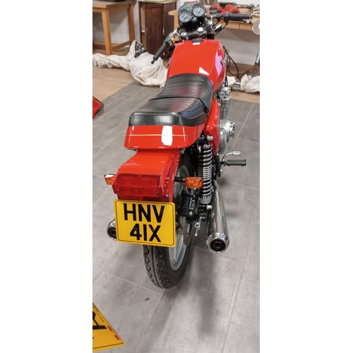 144 - Benelli 654 sport motorbike, 1982.  572km from new.  In original condition, this motorcycle has had ... 