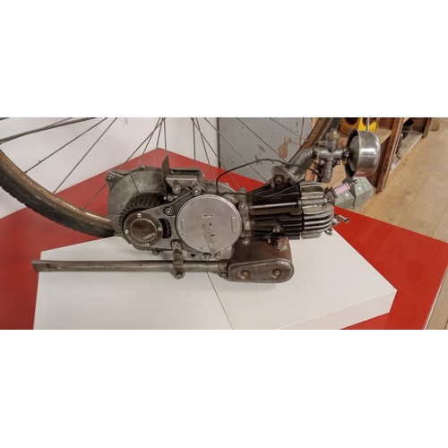 154 - 1953 Vincent Firefly cyclemotor believed to be the oldest one to exist.  Original tank, roller and g... 