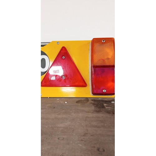 162 - Rear trailer or towing board with lights