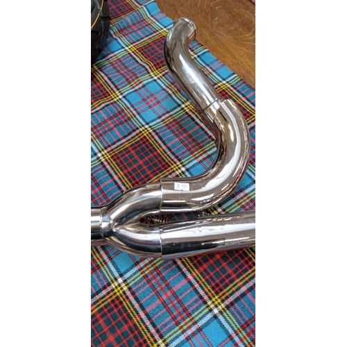 212 - TBR exhaust system to fit Harley Davidson soft tail