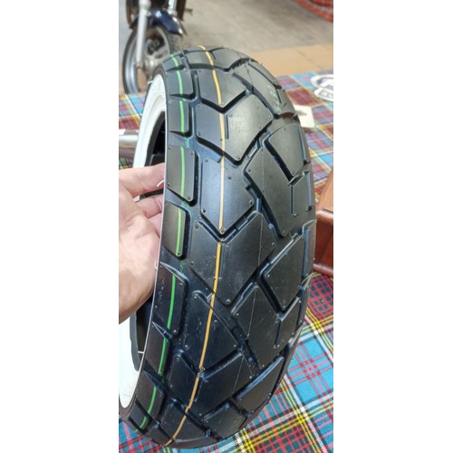 213 - Brand new white wall Vespa etc tyre 120/70-12 58P