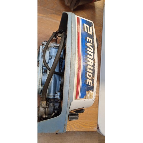 228 - Vintage 2Evinrude outboard motor