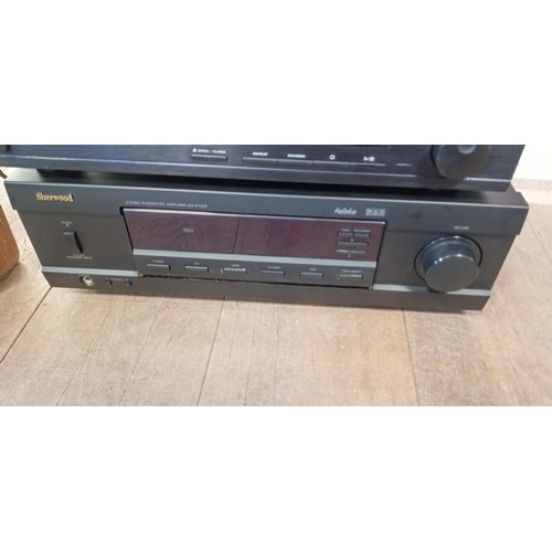 234 - Cambridge audio compact disc player D300SE plus Sherwood Digilink amplifier