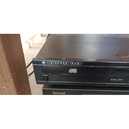 234 - Cambridge audio compact disc player D300SE plus Sherwood Digilink amplifier