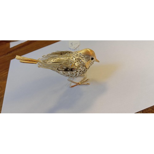 1 - Christofle France bird by Lumiere D'argent