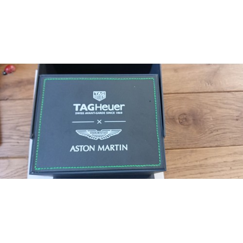 31 - Tag Heur Aston Martin Racing special edition mans watch, never worn still with tags on