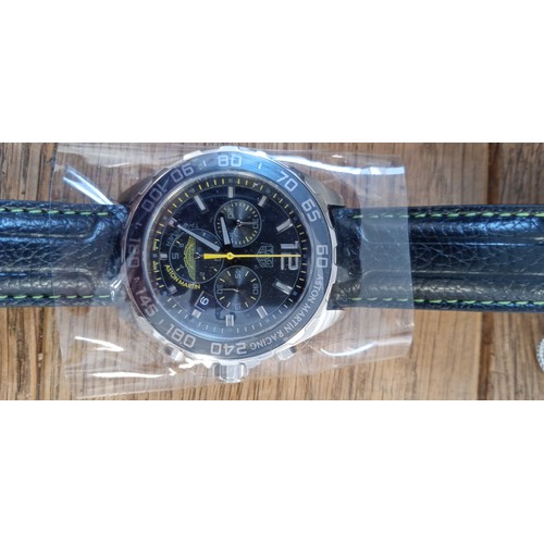 31 - Tag Heur Aston Martin Racing special edition mans watch, never worn still with tags on