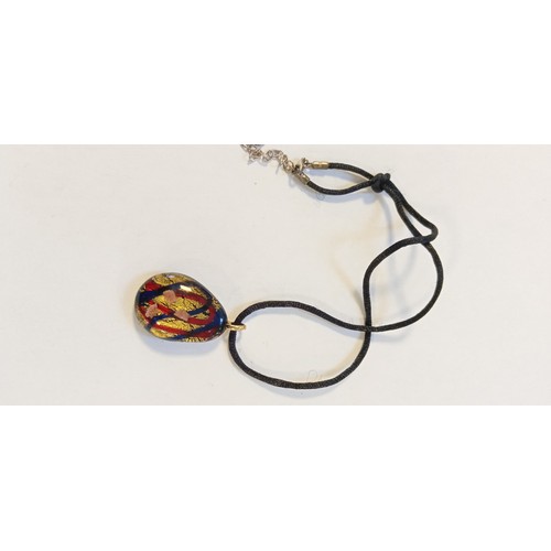 38 - Vintage glass Murano necklace