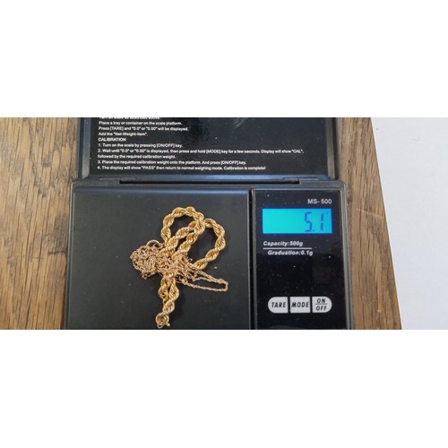 68 - Direct from a deceased estate unchecked 1 necklace and 2 bracelets all  hallmarked 375 weighs 5.1g a... 