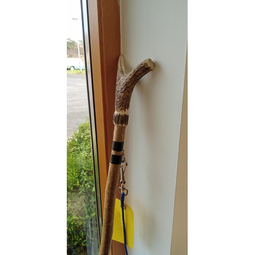 57 - Vintage landing net and wader stick