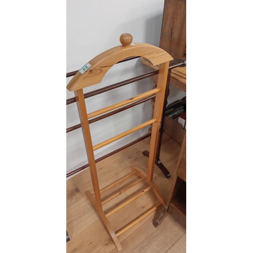 62 - Vintage towel rail A/F plus clothes rack/ dryer