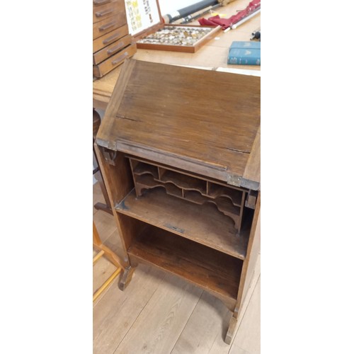 64 - Small vintage writing desk bookcase