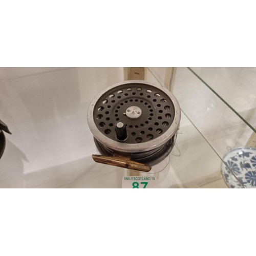 87 - Fly fishing reel Salmon No 2 Marquis by Hardy Brothers Ltd