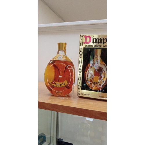 115 - Dimple scotch whisky with box 70 vol 26 2/3 fl oz