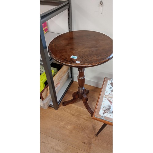 183 - Wooden lamp table