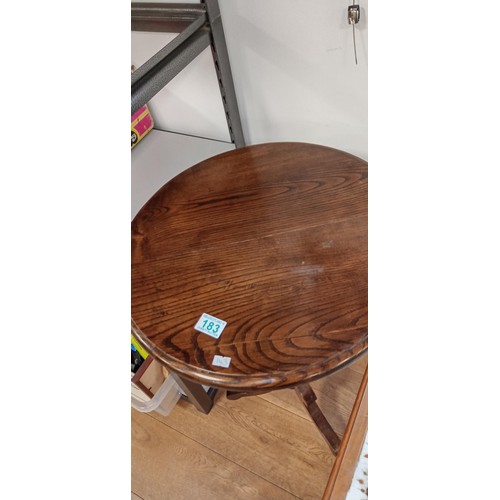 183 - Wooden lamp table