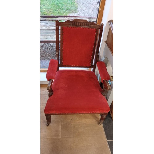 224 - Edwardian parlour chair