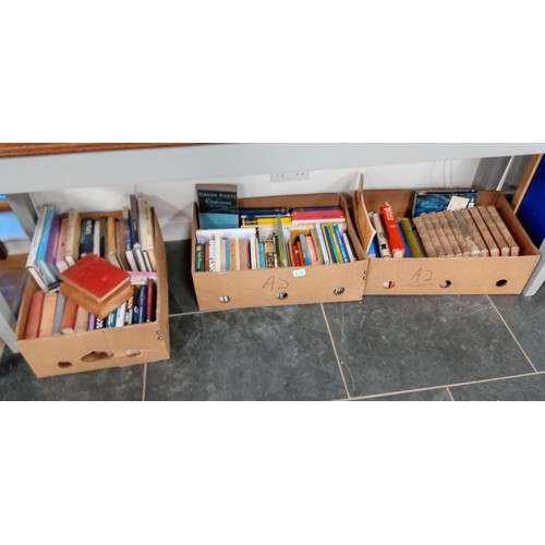 238 - 3 boxes of mainly vintage books