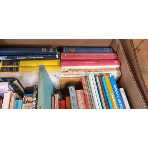 238 - 3 boxes of mainly vintage books