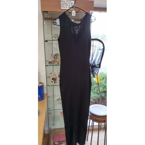 309 - Vintage Amanda Wakeley London long/ maxi lady's dress size UK 12