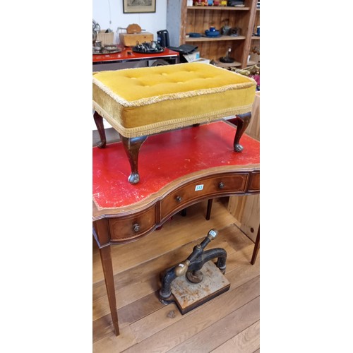 333 - Reproduction lady's desk plus Sherburne footstool