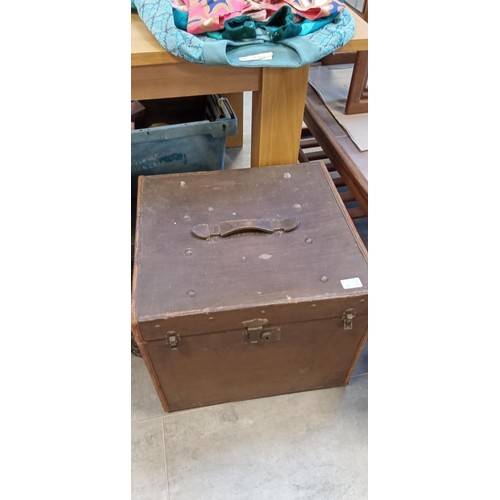 342 - Vintage travelling chest