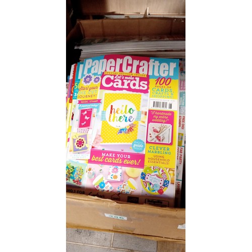 386 - Large selection of paper craft and other craft magazines