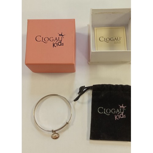 1 - Clogau Kids solid silver hallmarked 925 childs bangle