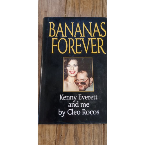 29 - Autobiography of Ronnie O'Sullivan signed and dedicated to Cleo Rocos plus Bananas Forever Kenny Eve... 