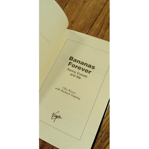 29 - Autobiography of Ronnie O'Sullivan signed and dedicated to Cleo Rocos plus Bananas Forever Kenny Eve... 