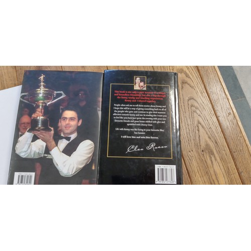 29 - Autobiography of Ronnie O'Sullivan signed and dedicated to Cleo Rocos plus Bananas Forever Kenny Eve... 