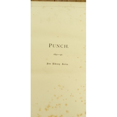 31 - Antique Punch book 1st July 1841-December 31st 1842 first edition new library series