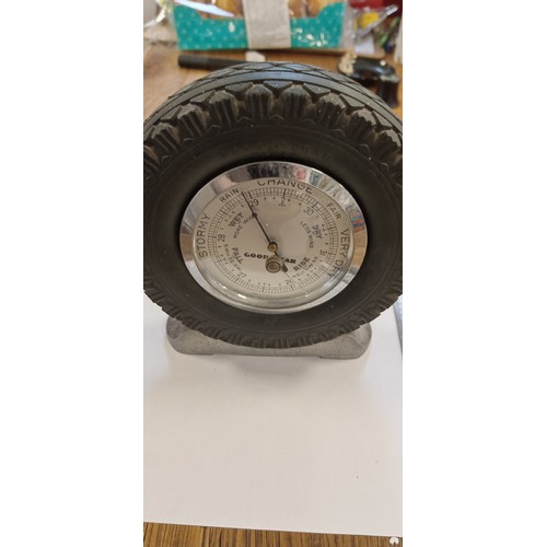 57 - Vintage Good Year tyre barometer