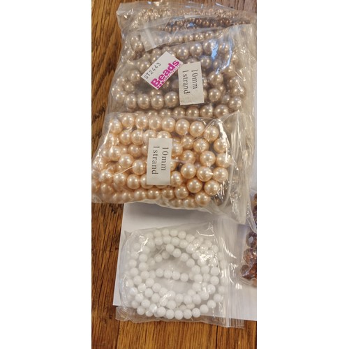 65 - Selection of new beads for making jewellery